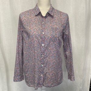 J.Jill Women's PETITE floral blouse